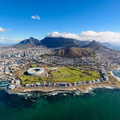Cape Town areal view